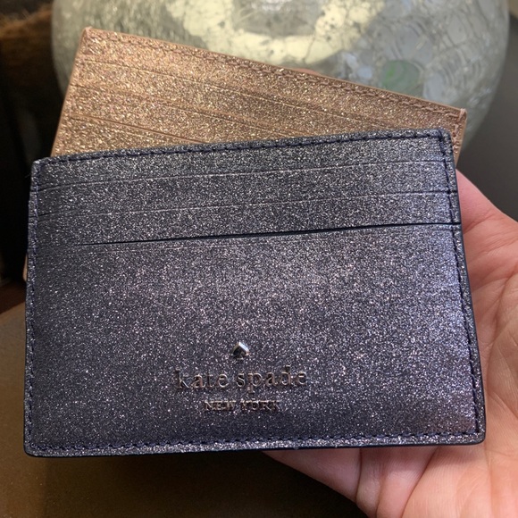 kate spade Accessories - Authentic Kate Spade smooth glitter leather card